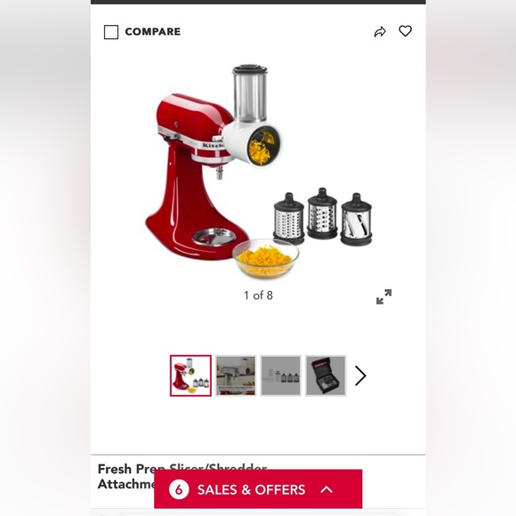 Brand New KitchenAid Fredh Prep Slicer/shredder - Picture 3 of 4